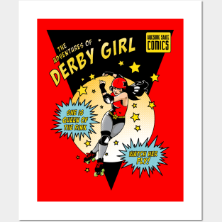 Adventures of Derby Girl Posters and Art